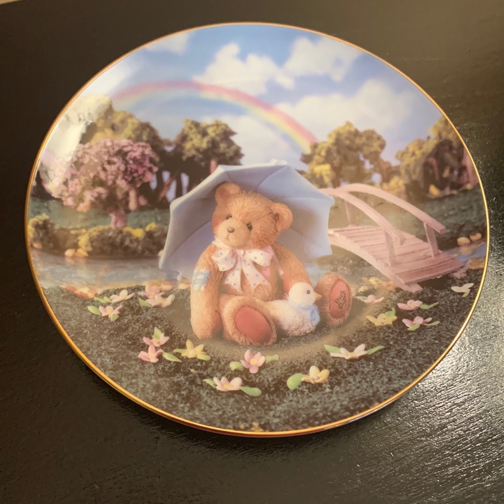 Cherished Teddies: Shower of Friendship Collectors Plate